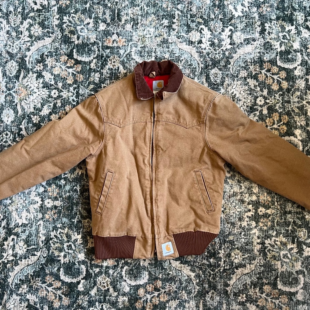 RARE VTG Carhartt Santa Fe w/ Red Lining - Picture 2 of 6